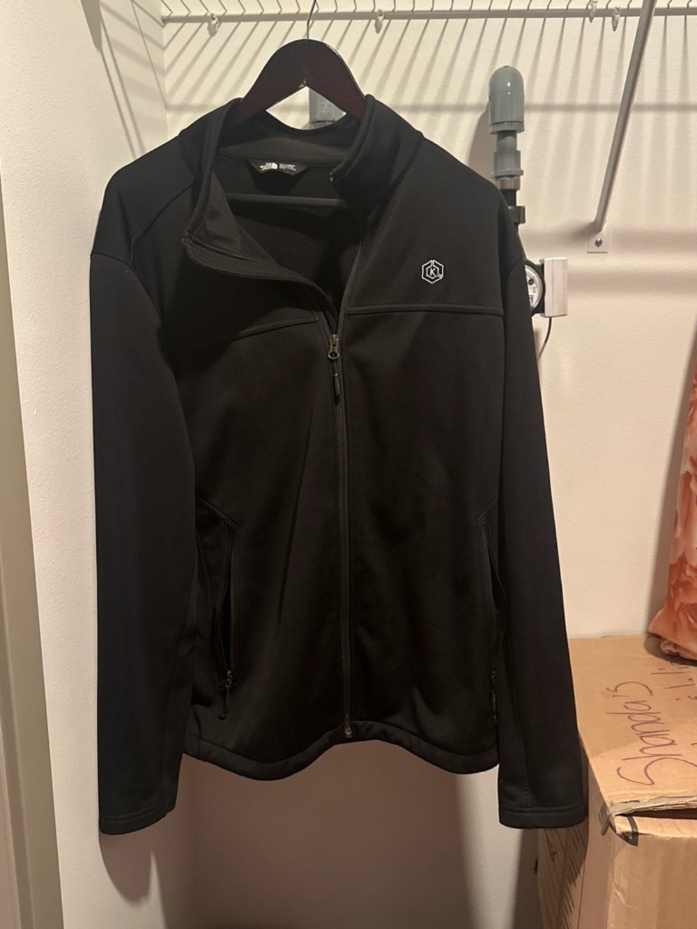The North Face Black Full-Zip Softshell Jacket
